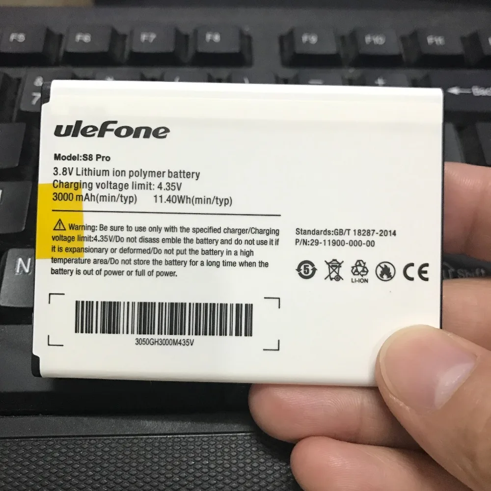 Аккумулятор MLLSE S8 Pro для Ulefone 5 3 дюйма MTK6737 MTK6580 Аксессуары мобильных телефонов |