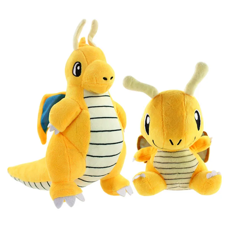 20/25 см Плюшевые Dragonite сидя и стоя мягкие положительной энергии аниме куклы, хорошее качество, подарок на год для детей