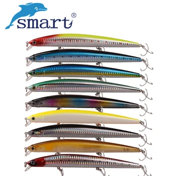 

Smart Minnow Fishing Lure 165mm 26.5g Floating (0.4-0.8m) Hard Bait VMC Hook Iscas Artificiais Para Pesca Sea Fishing Tackle