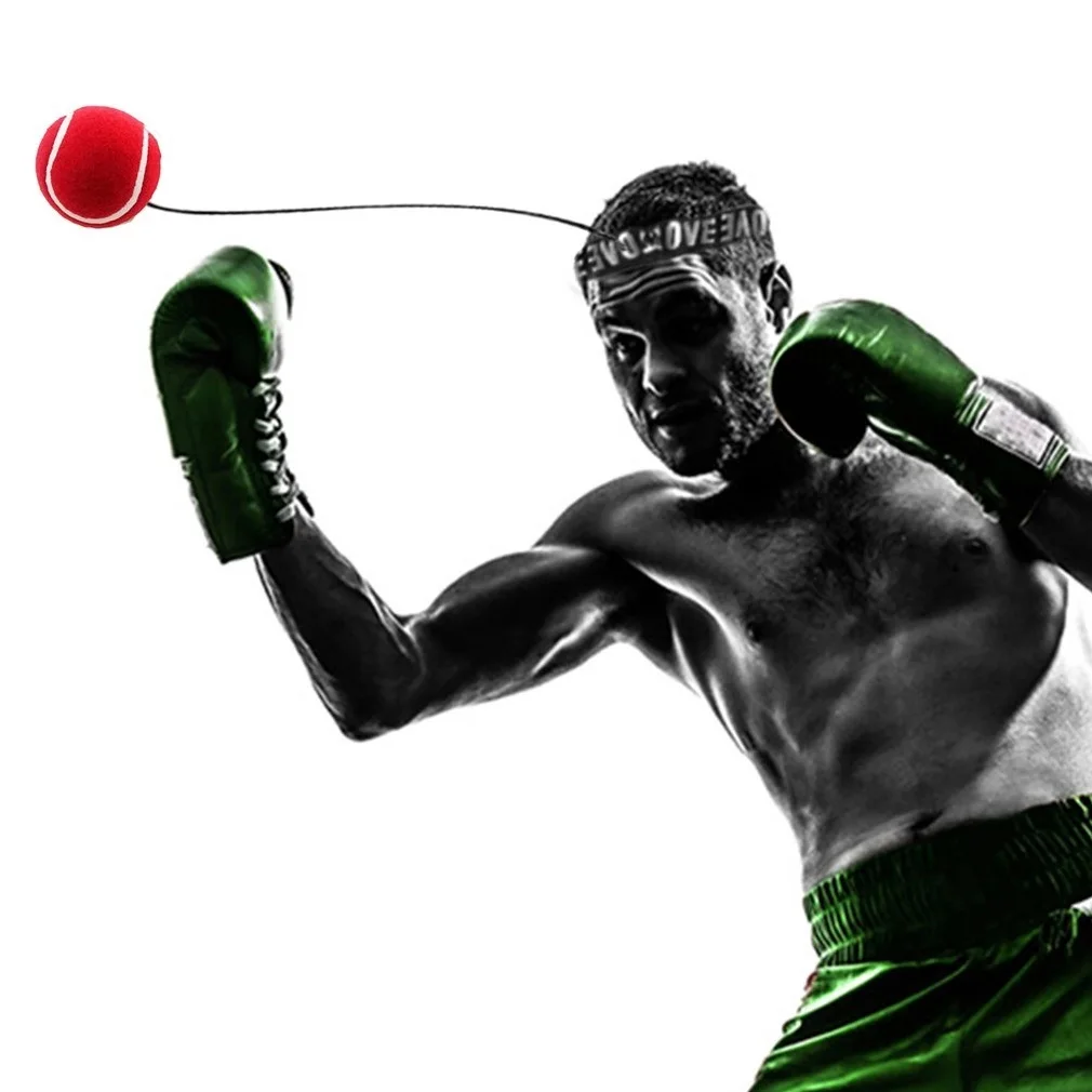 Fight Boxing Ball Equipment With Head Band For Reflex Speed Training Boxing Punch Thai Sports Exercise Fitness Accessories
