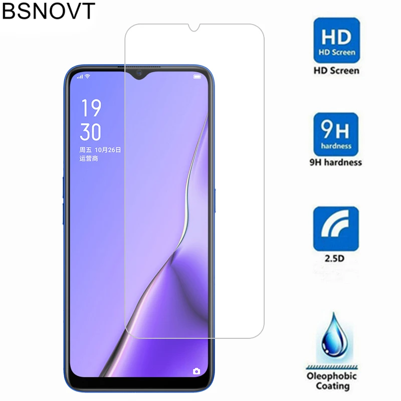2PCS Screen Protector For OPPO A5 2020 Glass 6.5 inch Anti-sratch Tempered Glass For OPPO A5 2020 Film For OPPO A5 2020 Glass