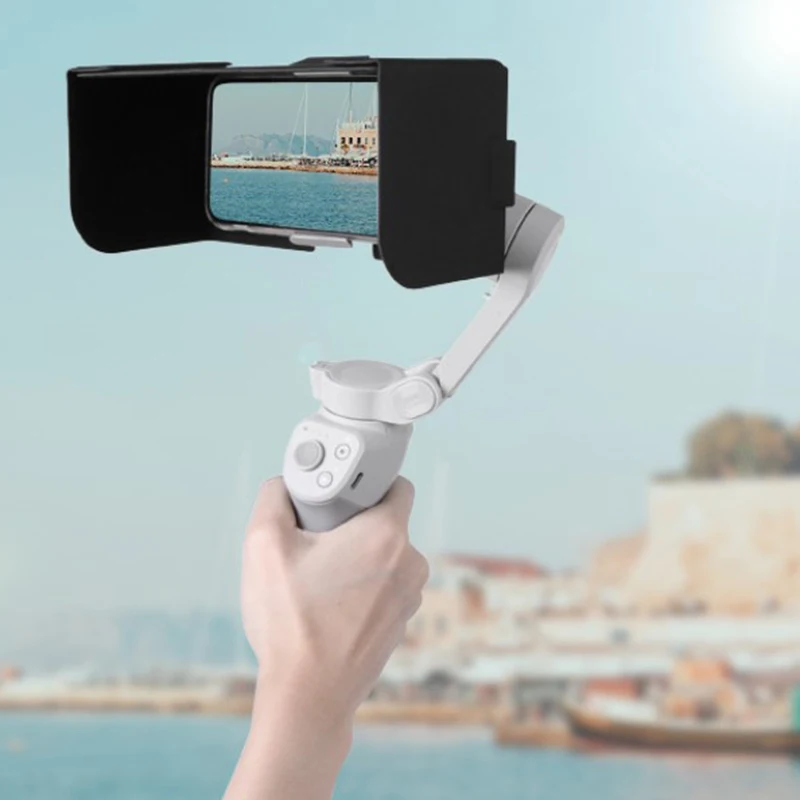 

Foldable Sunshade Hood Mobile Phone Hood Anti-Reflective Sunhood for OM 4 Handheld Gimbal Stabilizer ND998