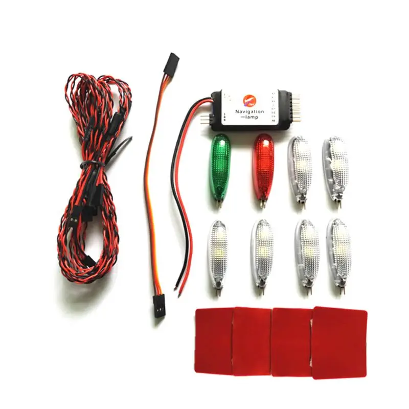 

Intelligent Navigation Light Red Green White LED for RC Helicopter Fixed Wing F42E