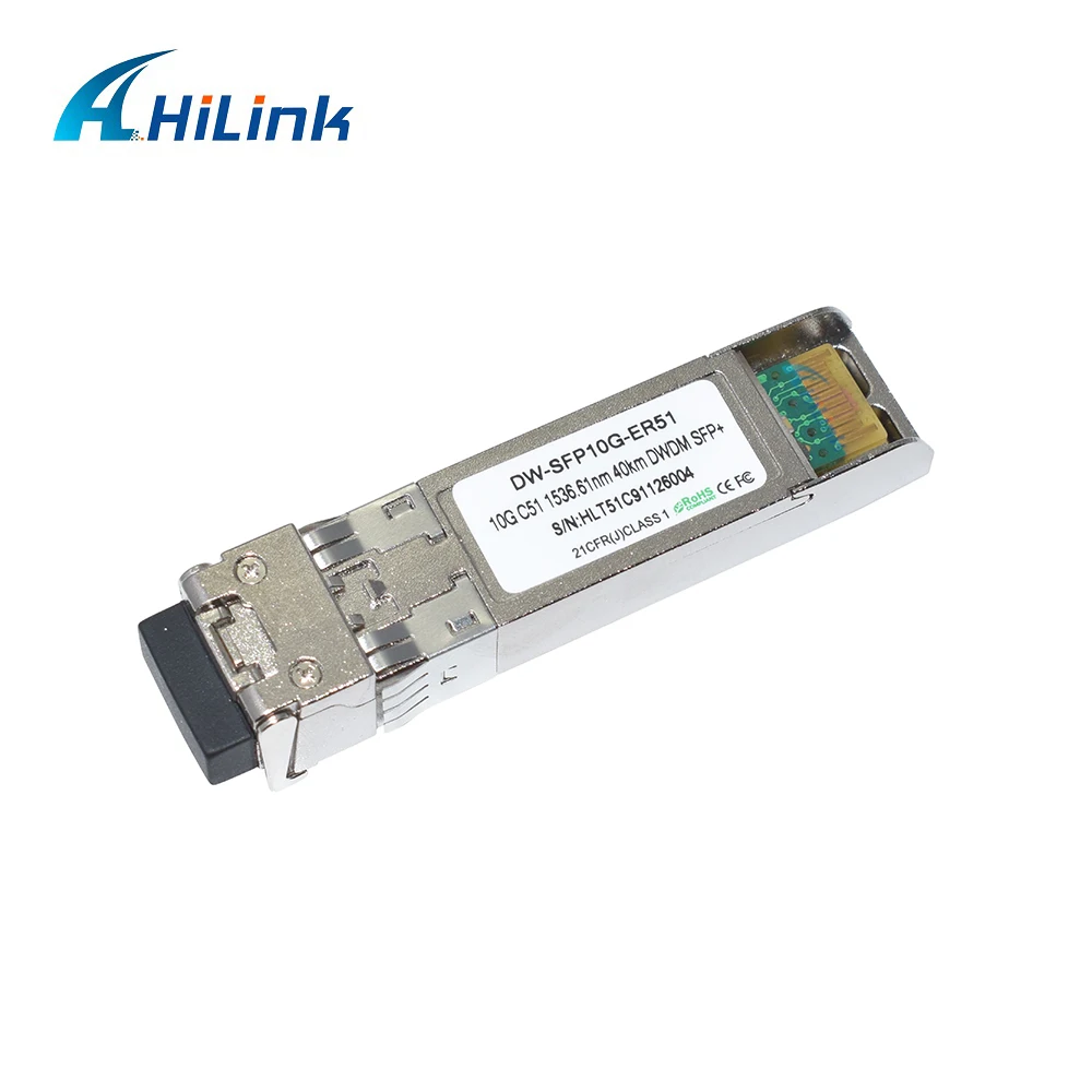 Двойное волокно 10G SFP+ ER4 DWDM CH51 1536.61nm 40 км с LC