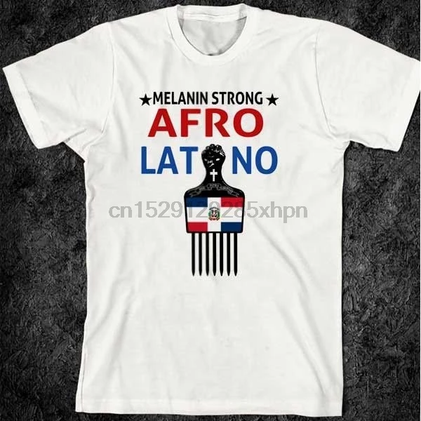 

Dominican Republic t-shirt Afro-Latino melanin strong Republica Dominicana Flag colour jurney Print t shirt