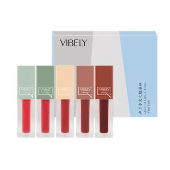

Velvet Matte Liquid Lipstick Beauty Glazed lipstick Waterproof Long lasting Gloss Lips Kit Make Up Set