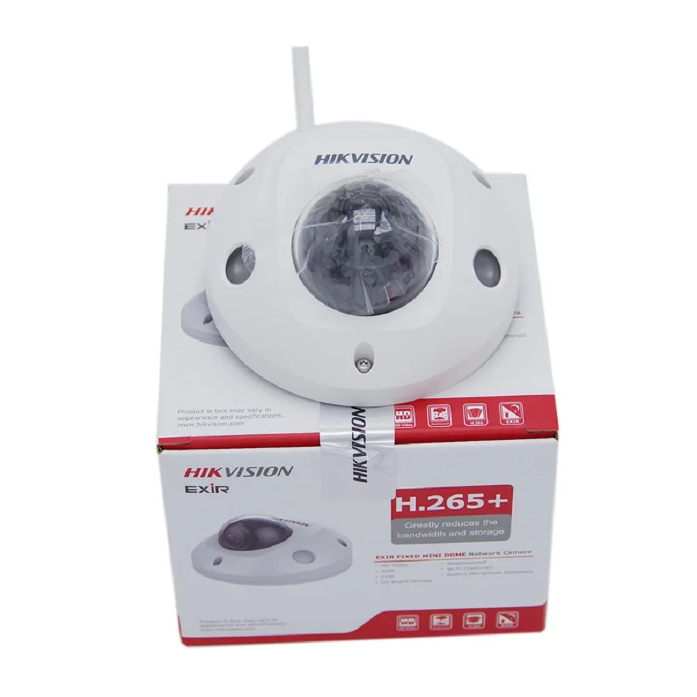 4MP Hikvision видеонаблюдения IP Камера открытый WDR (широкий динамический микрофон