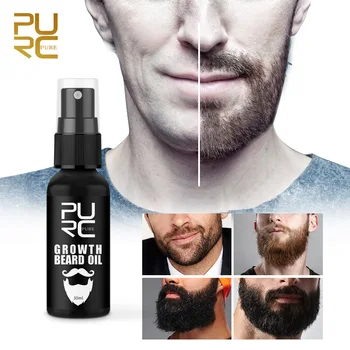 

PURC 100% Natural Organic Beard Oil Hair Loss Products Spray Beard Growth Oil For Growth Men Beard Grow Hair Loss Products TSLM1