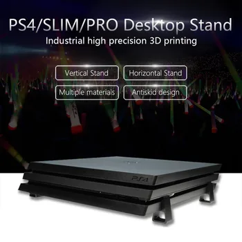

Non-slip Design Luminous Green Base For Sony PS4/Slim/Pro Host Cooling Stand Horizontal Version Bracket Game Accessories +