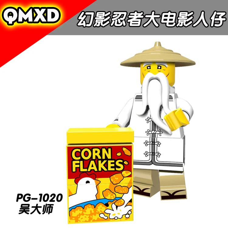 PG8073 соответствует Legoingly фильм Niya Gammaton Master Wu Модная девушка Акула Человек сборка