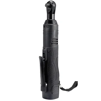 

WSFS Hot EU Plug, 12V Right Angle Rechargeable Ratchet Wrench Set Electric Ratchet Wrench Rechargeable Electric Cordless