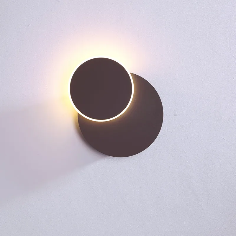 

Round Square 360 Degree Rotate Wall Light Modern Personality 8W 10W Acrylic 2835 LED Wall Lamps