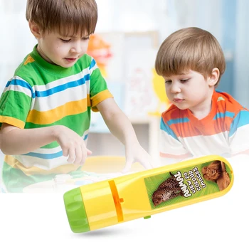 

Projection Flashlight Children Projector Light Cute Cartoon Toy Night Photo Picture Light Bedtime Learning Fun Toys