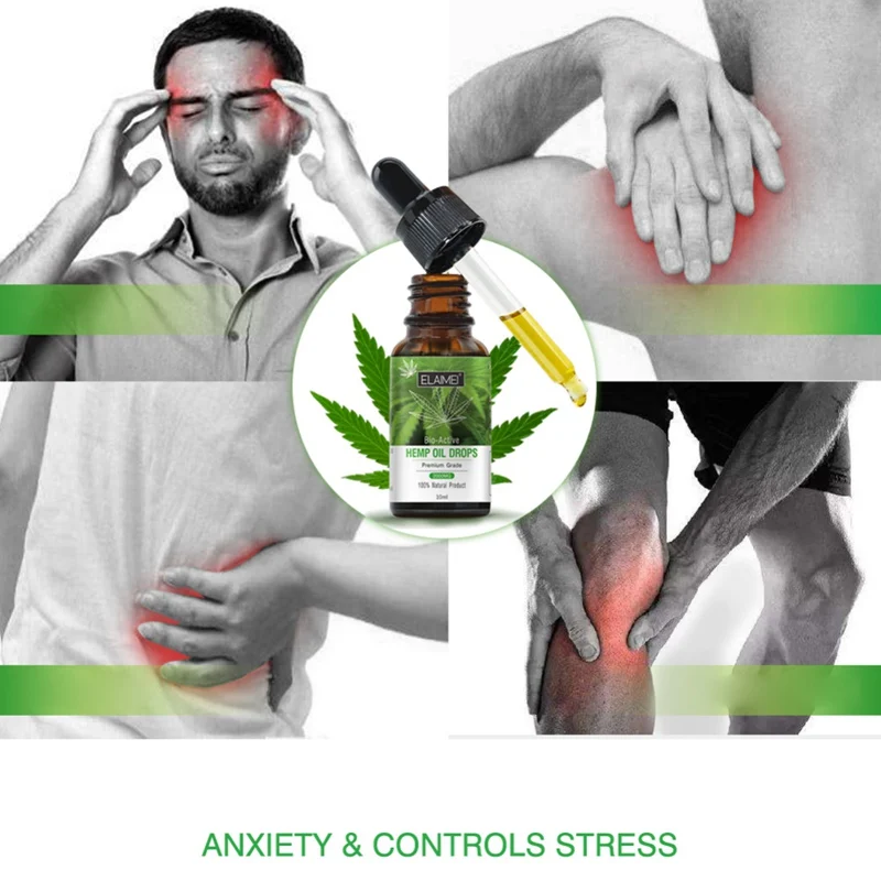 Hemp Seed Oil Relieve Pain Improve Sleeping Promote Blood Circulation Hemp Seed Massage Oil