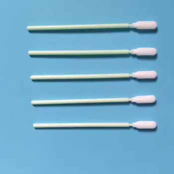 

100Pcs Small Flexible Head Disposable Cleaning Swab Sponge Dust Free Round Foam Tipped Sticks for Camera Optical Lens Printer