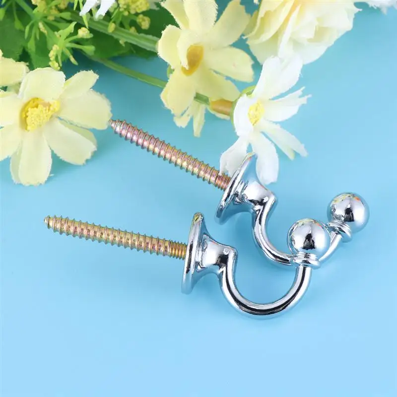 2 предмета Ретро прочный покрытием Шторы крючки металлические для Аксессуары
