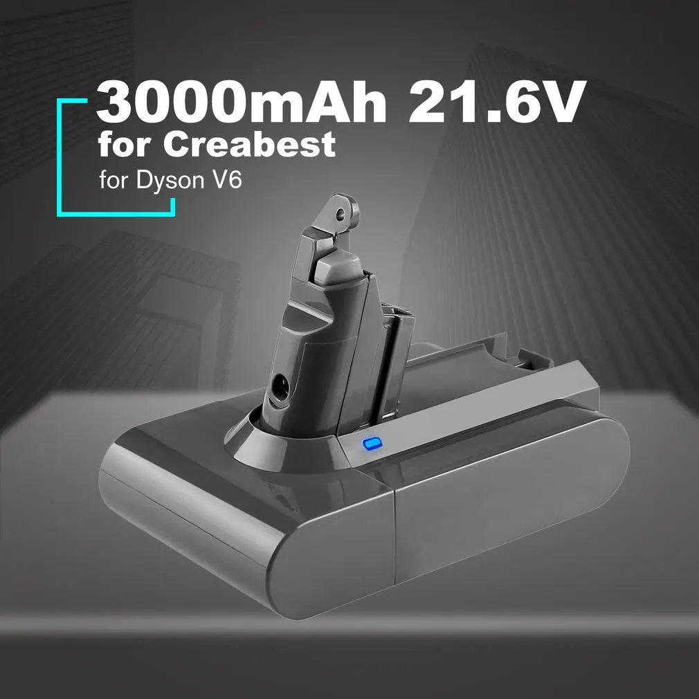 3000 мАч 21,6 в 3,0 Li-Ion Батарея для Dyson V6 DC58 DC59 DC61 DC62 DC74 SV09 SV07 SV03 965874-02 пылесос Батарея