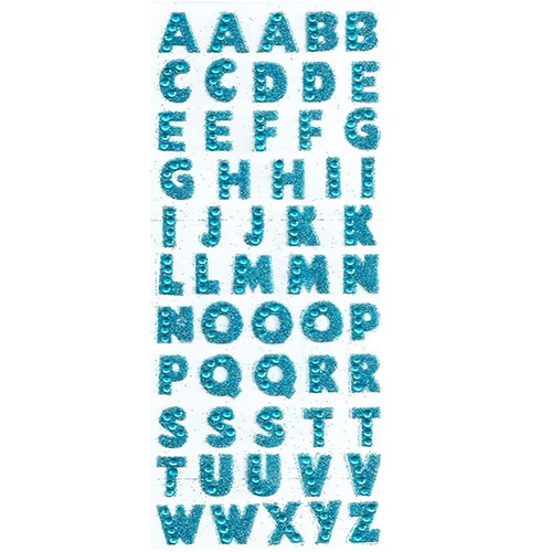 1 лист Блеск Стикеры буквы алфавита самоклеющиеся ABC A-Z слова палочки наклейки в виде букв алфавитов имя стикеры хороший
