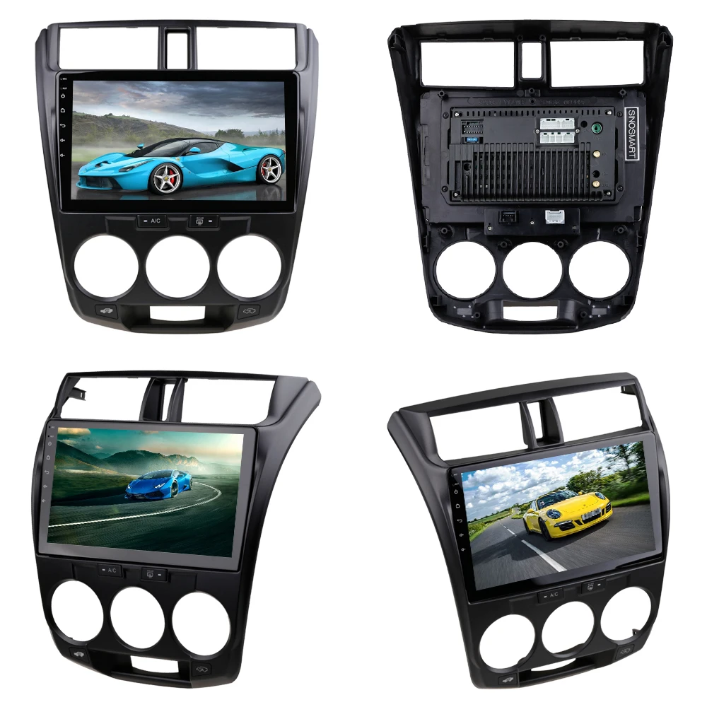 Flash Deal Sinosmart  Android 8.1 2Din IPS/QLED 2.5D screen car gps radio navigation player for Honda City Civic 2006-2011 19