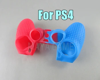 

10pcs For Dualshock 4 Case Studded Dots Silicone Rubber for Sony PS4 Slim Pro Controller Cover Case Touch Color Silicone Case