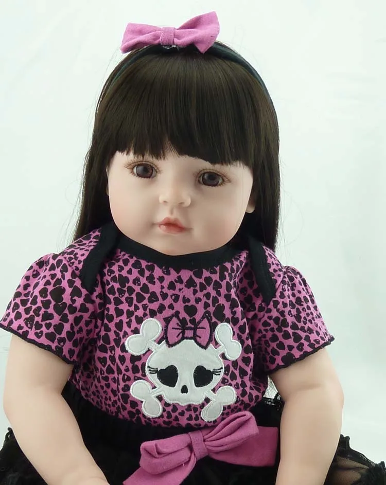 58cm Rebirth Baby Doll Children Sleeping Companion Lifelike And Soft Touch