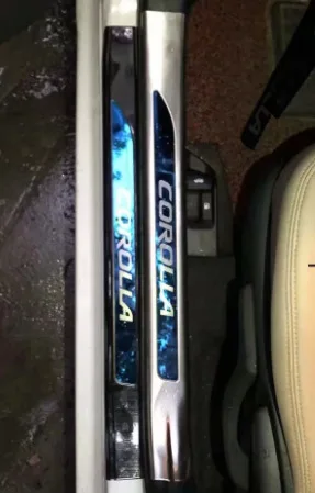 

Corolla Modified Built-in Article Threshold Corolla Only Welcome Pedal Article Threshold Stainless Steel
