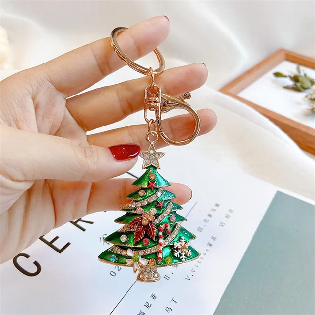 Christmas Tree Keyring Keychain Santa Claus Sledge Stock Filler Christmas Gift Christmas Tree Keyring Keychain Santa Claus Sledge Stock Filler Christmas Gift