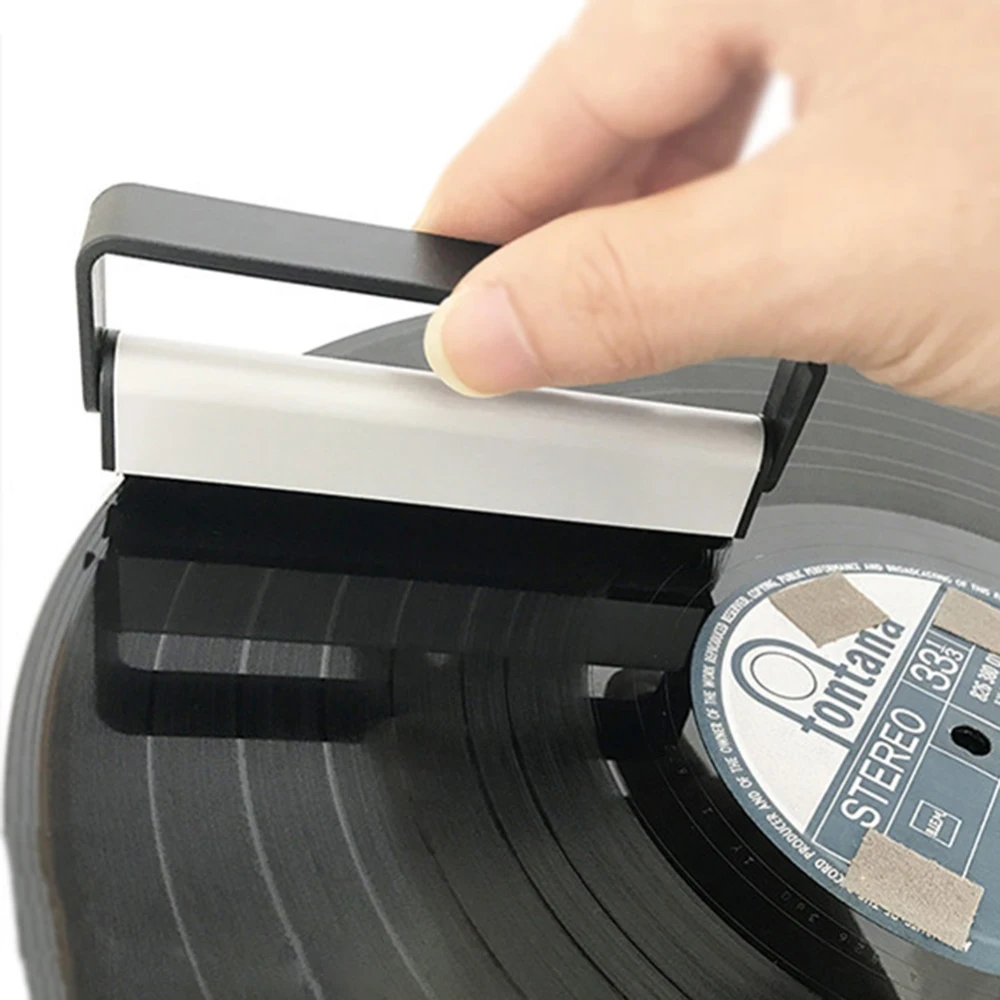 

Vinyl Records Brush Carbon Fiber Anti-Static Record Cleaning Brush Cleaner Audio Stylus Dust Remove