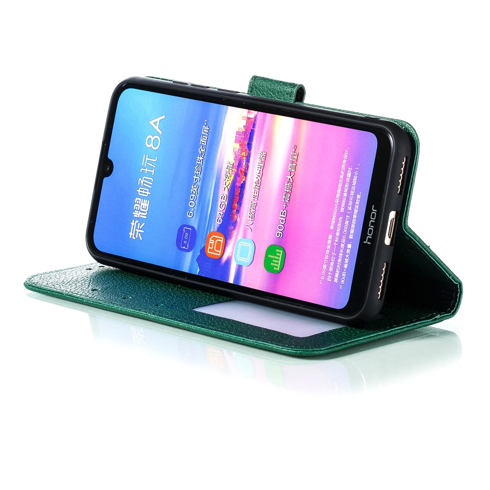 Leather Phone Cases For Huawei Y6 Case 3D Flip Wallet Cover For Coque Huawei Y5 Y6 Y7 Y9 Prime Case Cover Funda Shell