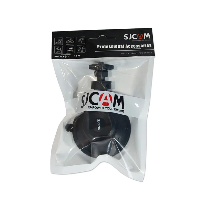 Автомобильный держатель на присоске SJCAM SJ4000 крепление вращение 360 градусов для