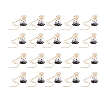 

Pack 20 Mini Perfume Pendant Car Accessories Pendant Perfume Bottle Oil Car Perfume Bottles Flower