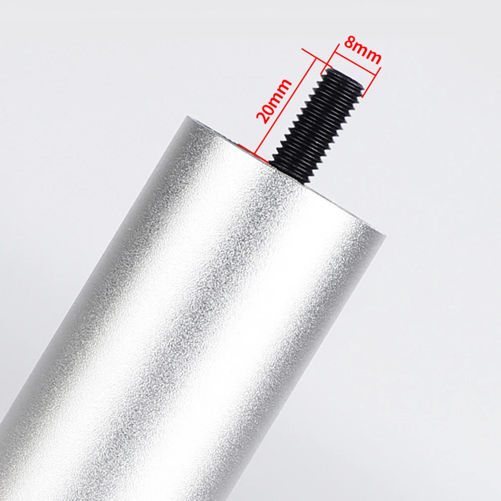 Onuobao 4PCS Furniture Leg M8 Screw Adjustable Aluminum Alloy Sofa Leg for Table Legs Raised Feet Refrigerator Washing Machine