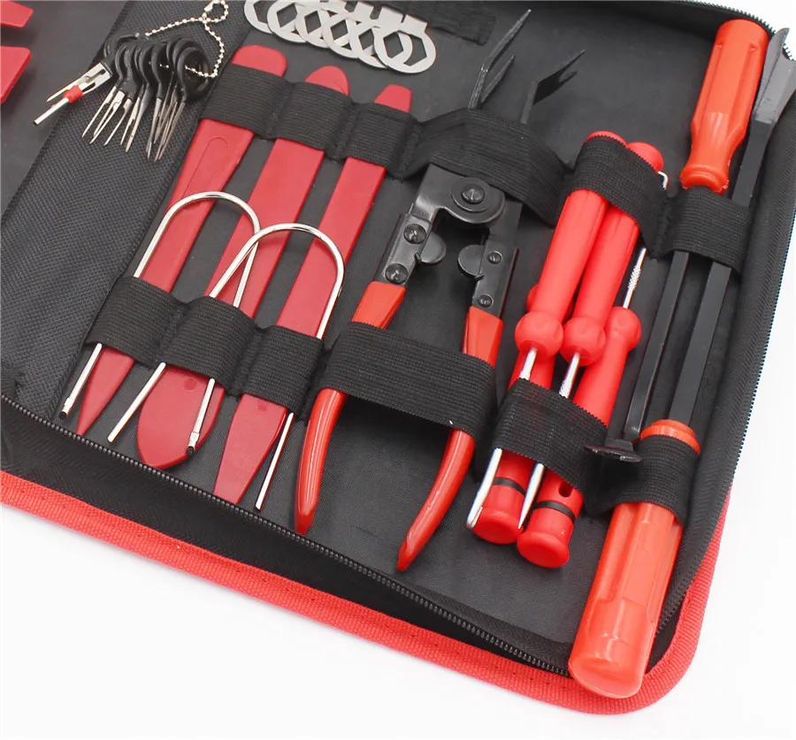 39 PCS SETCar Panel Removal Tools Kit for Car Panel Dash Audio Radio  Removal Installer and Repair with Storage Bag