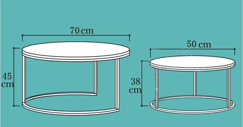Стальной деревянный журнальный столик в скандинавском стиле, креативная маленькая квартира, простая гостиная, комбинированная сторона, мини круглый