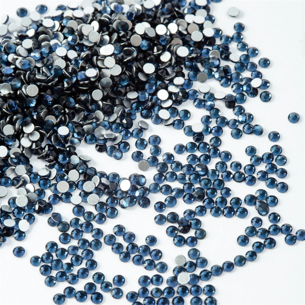 2028 SS3-SS34 Montana Non Hot Fix Rhinestone Flatback Glass Crystal Glitter Strass Nail Rhinestones For Manicure Glue On FC137 | Дом и сад
