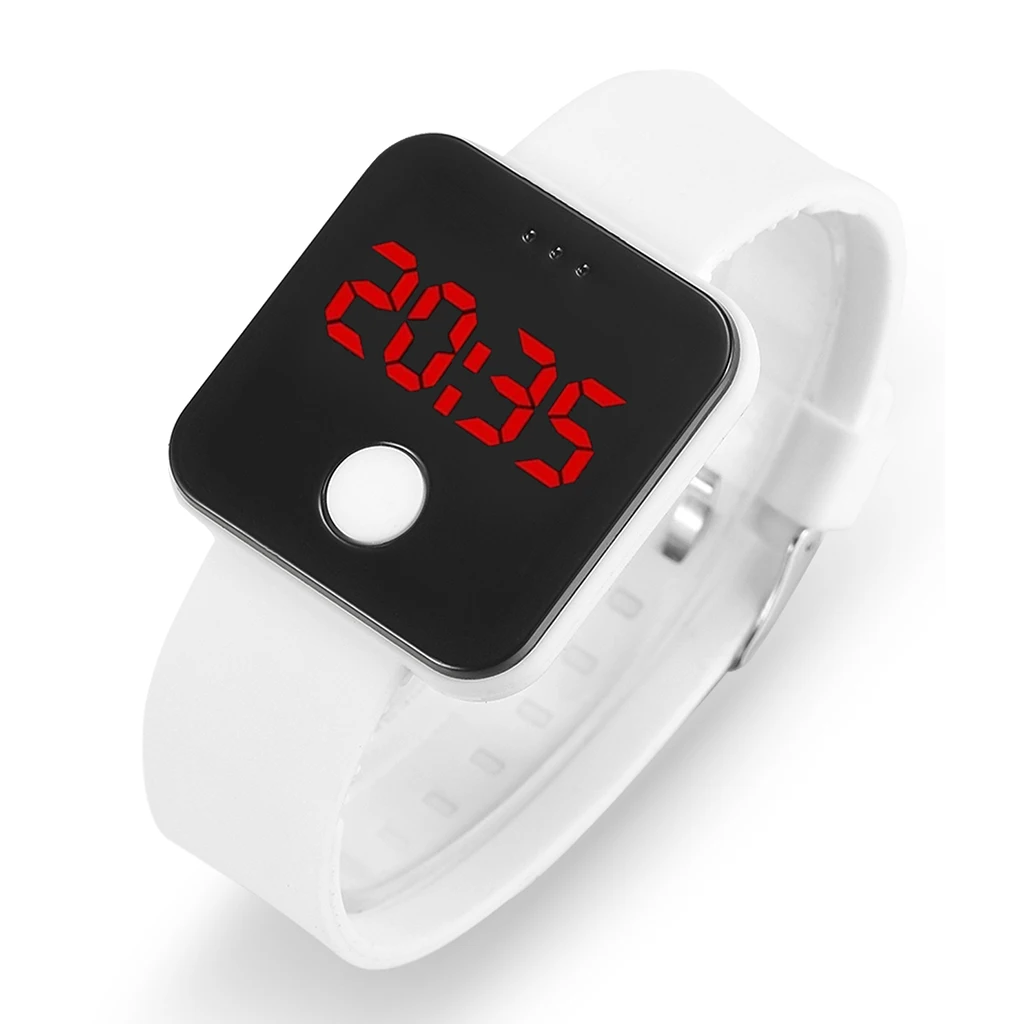digital clock hand watch