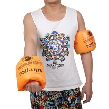 

One Pair Thicken PVC Swimming Arm Band Ring Floating Inflatable Sleeves