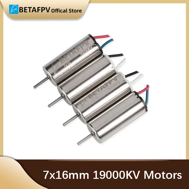 BETAFPV Кита мотор аксессуары 7x16 мм 19000KV матовый моторы с JST-1.25 разъем для видом от