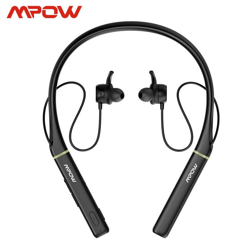 

Mpow Focus Bluetooth 5.0 Wireless Neckband Headphones ANC Headest 16hrs Playing Time Fast Charge Magnetic Earbuds For iPhone 11