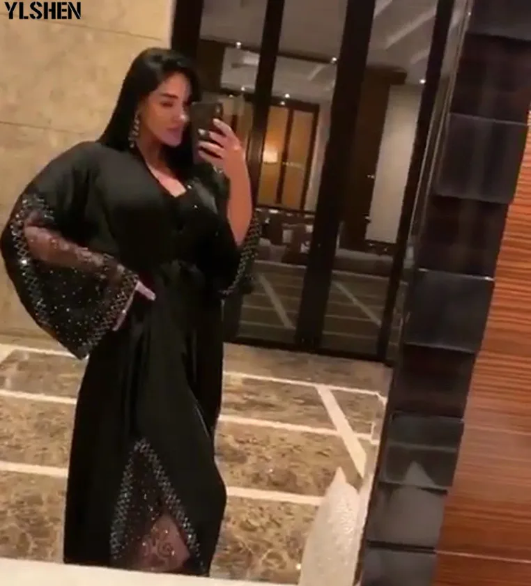 Bazin African Dress Clothes for Women Dashiki Mesh Diamond Africa Dress Muslim Abaya Robe Africaine Femme Clothing Plus Size 02
