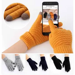 2022NEW Women's Gloves Winter Touch Screen Handchoenen Black Gloves Mujer 2021 Promotion Hiver Femme Rekawiczki Gant Luva