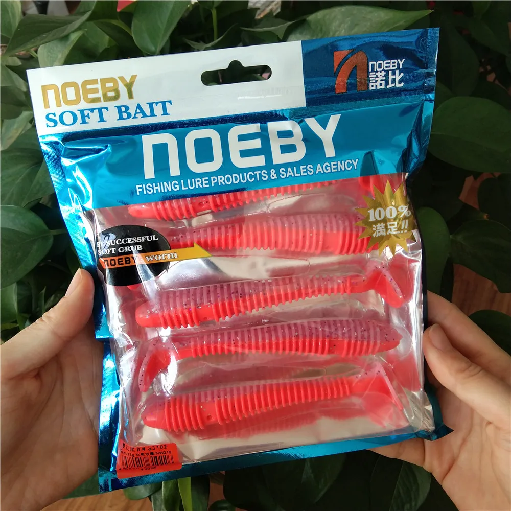 Noeby 10 шт. 12 см г мягкие приманки Leurre Shad офисный магазин силиконовые T-образный