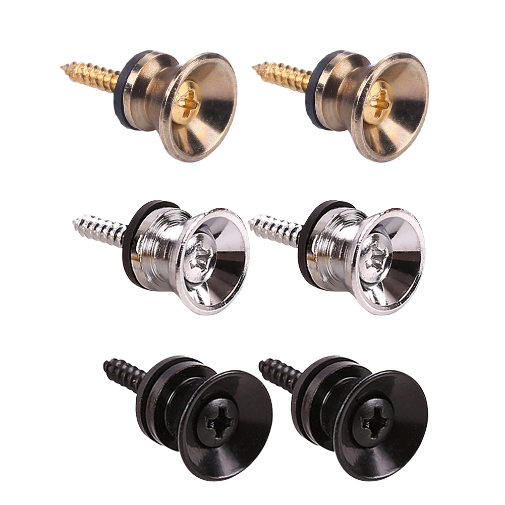 Guitar Pegs Button-Lock-Pins Locking-Parts-Accessories Ukulele Acoustic Metal-End Electric-Bass