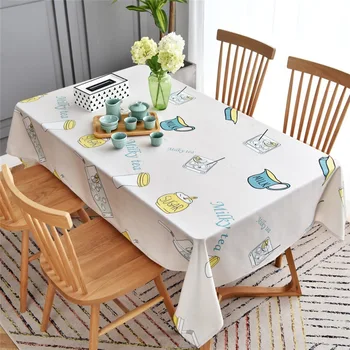 

Coffee Table Colorful Cartoon Drink Bottle Patterns Rectangular Tablecloth TV Cabinet For Living Room Deco ZB-HM316#30