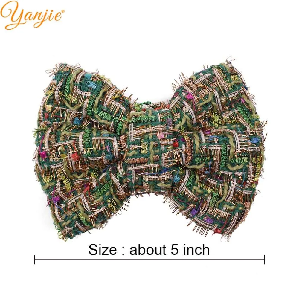 8pcs/lot 5" Liner Hair Bows Barrette Trendy Stylish Hair Clips For Women DIY Girls Hair Accessories New Arrival Accesorios Mujer