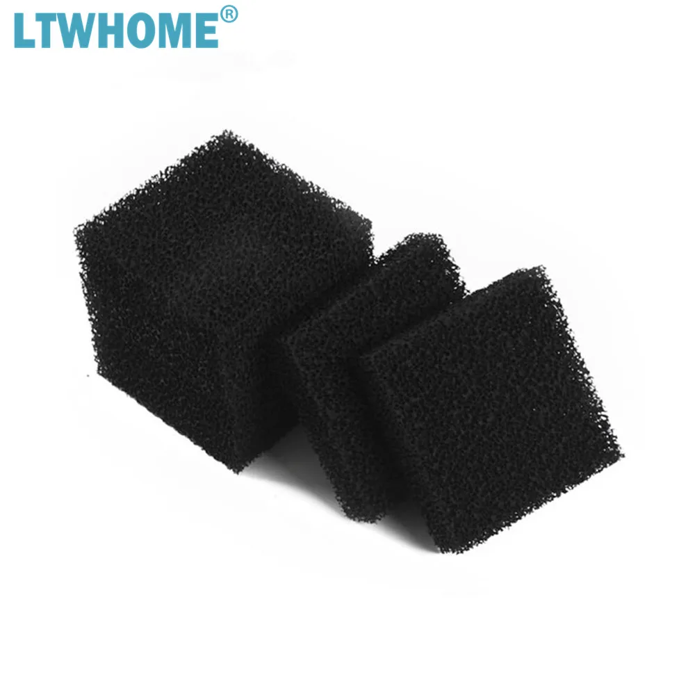 LTWHOME Compatible Carbon Aquarium Foam Filter Pads Fit for Juwel Compact Bioflow 3.0 pre filter sponge activated carbon filter pads