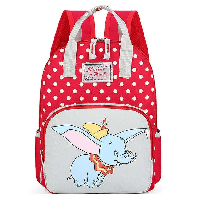 Детские Сумки disney Dumbo, рюкзак для мальчиков и девочек, детские рюкзаки для детского сада, школьная сумка, очаровательные сумки на плечо