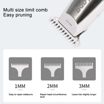 

Baby Hair Clipper Toddler Haircut Hairdressing Tool Shaver Trimmer Electric Waterproof Low Noise Barber Silent Cutting Portable