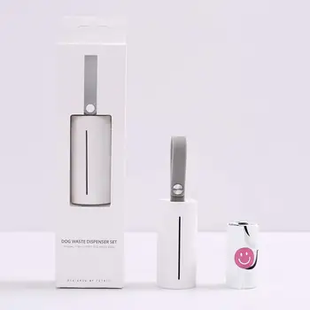 

Portable dog poop bag dispenser Pet Dog Puppy Pooper Scooper Clean Degradable Bags Waste Recoge Walking porta bolsas caca perro