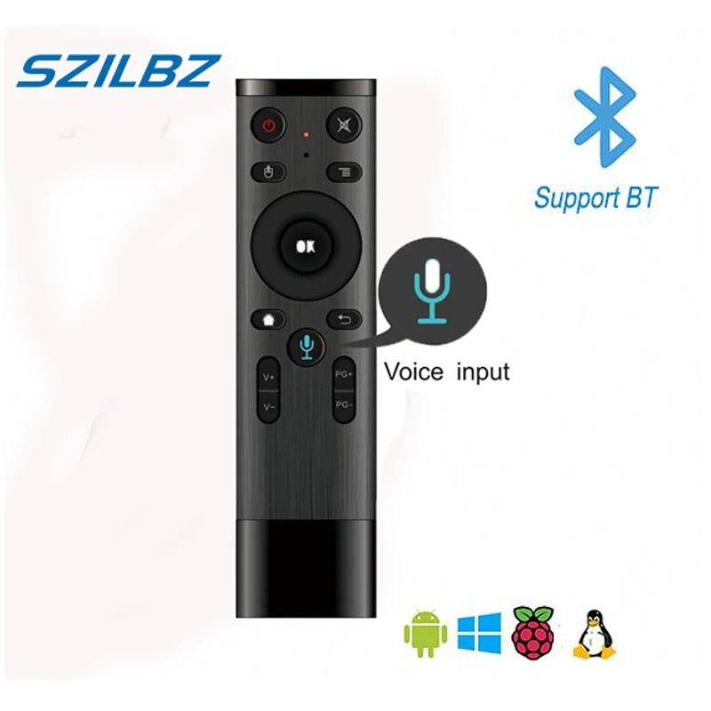 

Q5 Mini Keyboard Bluetooth Voice Remote Control With USB Receiver 2.4GHz Wireless Microphone Air Mouse For Android TV Box PC